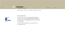 Tablet Screenshot of docpunkt.de